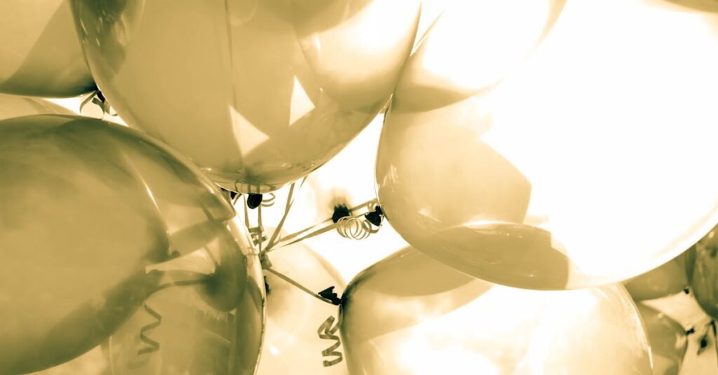 découvrez notre vaste sélection de ballons colorés et festifs, parfaits pour toutes les occasions. que ce soit pour un annexe, un mariage ou une fête d'anniversaire, nos ballons ajouteront une touche de magie à votre événement. commandez dès maintenant et faites de votre célébration un moment inoubliable!