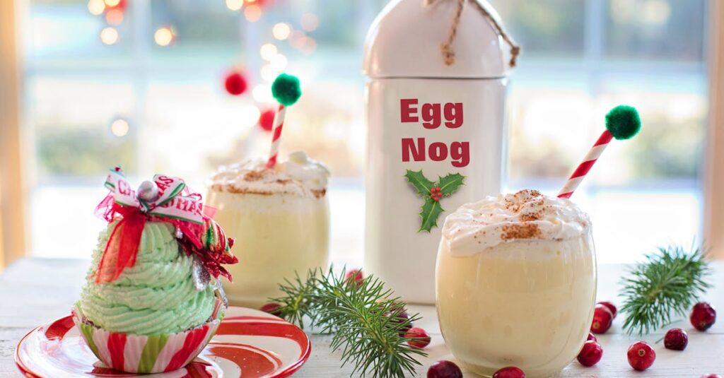 découvrez notre délicieuse recette de lait de poule (eggnog), une boisson crémeuse et réconfortante parfaite pour les fêtes. savourez un mélange subtil de lait, crème, œufs et épices, idéal pour réchauffer vos soirées d’hiver.